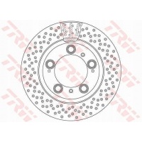 диски тормозные задние trw порше boxster s 3 , 2