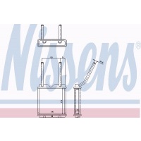 Отопитель opel astra f astra f 91 - , vectra а 88