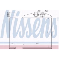 Nissens 72661 нагреватель opel corsa c 00 - 1.3 dti