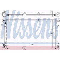 радиатор двигателя nissan primastar 02 - 2.5 dci п