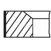поршневые кольца mahle 003 01 n0