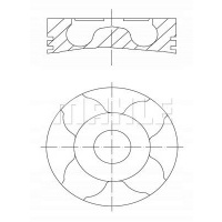 поршень mahle 010 04 04