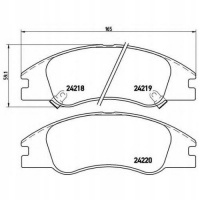 brembo p30042 колодки колодок . kia cerato 04 - с чю