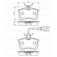 колодки торм задн bosch форд galaxy 1.9 tdi