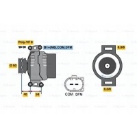 bosch генератор 12v citroen fiat форд peugeot