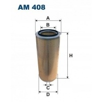 воздушный фильтр filtron am408 volvo f10 , f12 , fl12 , f
