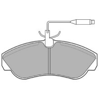 тормозные колодки delphi opel омега b