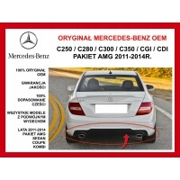 диффузор мерседес w204 рестайлинг c300 c320 c350 cdi amg