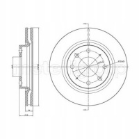 тормозной диск 23 - 1078c metelli