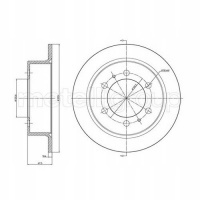 тормозной диск 23 - 1034c metelli