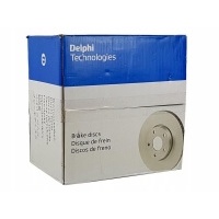 delphi тормозные диски сзади bg3235