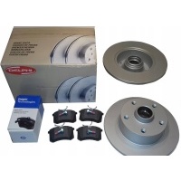 Delphi тормозные диски и колодки audi a4 b5 задняя часть 1.6 - 2.8