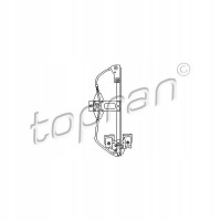 стеклоподъемник правый topran volkswagen гольф 1h11h5