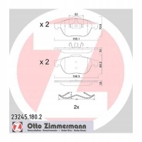 тормозные колодки zimmermann renault: лагуна bg0 / 1