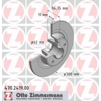 диски задние zimmermann renault espace 4 3.0 dci