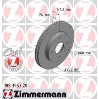 диски торм передние zimmermann дэу nubira 1.8