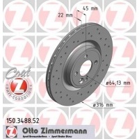 диски передние zimmermann мини мини купер s jcw