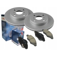 диски + тормозные колодки bosch передние toyota yaris p1 235 мм