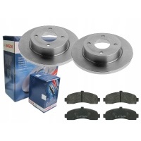 диски + тормозные колодки bosch передние nissan micra k11