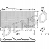 радиатор denso subaru: outback bm , br