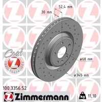 zimmermann 100.3356.52 тормозной диск