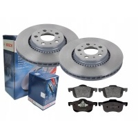 диски + тормозные колодки bosch передние volvo v70 и s60 ii s80