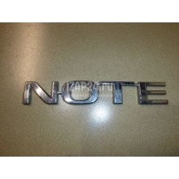 Эмблема на крышку багажника Nissan Note (E11) (2006 - 2013) 908929U000