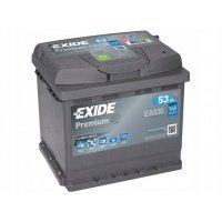 аккумулятор exide 53ah 540a п + / ea530 катовице