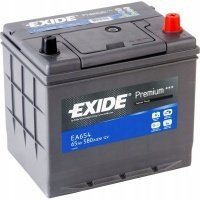 аккумулятор exide 65ah 580a п + / ea654 honda mazda