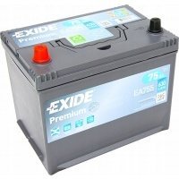 аккумулятор exide 75ah 630a p - / ea755 toyota kia