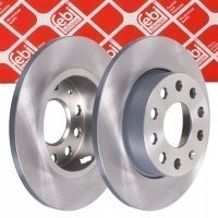 тормозные диски 2x сзади , полный для volkswagen touran 1t3 2.0