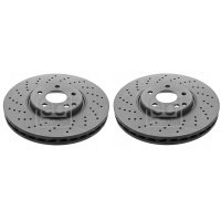 Febi диски спереди мерседес w211 s211 w220 4 - matic