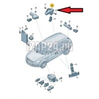 Антенна VAG Allroad quattro (2006 - 2012) 4F0907247A