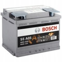 аккумулятор bosch s5 60ah 680a start - stop agm