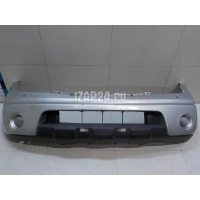 Бампер передний Nissan Navara (D40) (2005 - 2015) 62022EB240