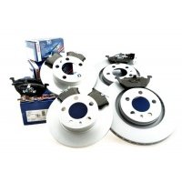 bosch диски + тормозные колодки задние + передние audi a3 8l1