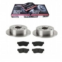 тормозные колодки задние hyundai санта fe 2001 - 06 284mm
