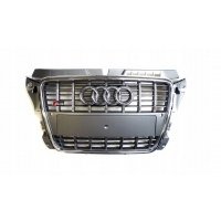Решетка радиатора гриль спереди серая audi a3 8p s3