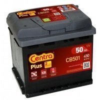 аккумулятор центры плюс cb501 50ah 450a л +