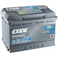аккумулятор exide премиум carbon boost 77ah 760a