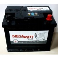 аккумулятор megawatt jenox 55ah 470a п + варшава