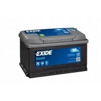 аккумулятор exide excell 80ah 640a для opel volkswagen audi