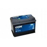 аккумулятор exide excell 74ah 680a для opel peugeot