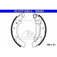 тормозные колодки ate 03.0137 - 0363.2 дэу матиз