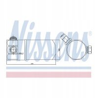 осушитель nissens audi: a6 4a , c4 , 100 4a , c4