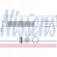 осушитель nissens opel , chevrolet , saab , vauxhall