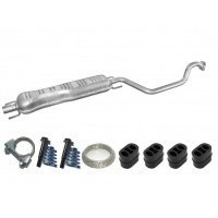 Opel astra г 1998 - 2004 глушитель центральная oe 24423017 5852064