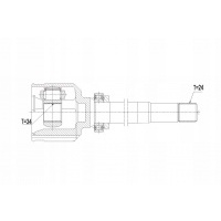 Шарнир внутр . peugeot 308 ii1.2thp 130км , 1.6 , 1.6 thp