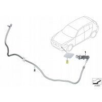 Bmw права , крышка , крышка форсунки омывателя f20 м