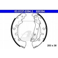тормозные колодки ate 03.0137 - 0394.2 форд фиеста 5